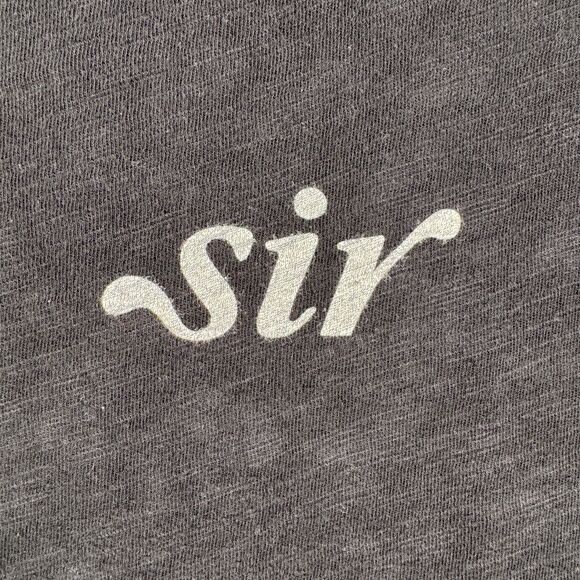 Hiro Clark T Shirt Mens Size Extra Large Black Sir Slub Cotton Tee Short Sleeve - Picture 6 of 8